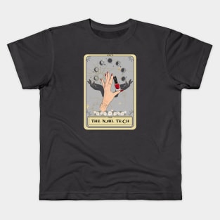 The Nail Tech Tarot Card, Nail Technician Kids T-Shirt